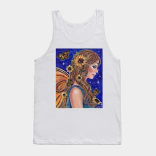 Sunflower fairy by Renee Lavoie Tank Top